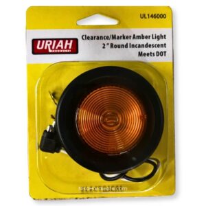 Uriah Round Amber Marker/Clearance Light 2”