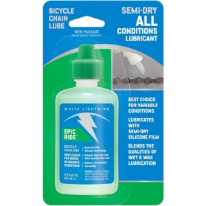 White Lightning Epic Ride Metal Bicycle Chain Lubricant 2 oz