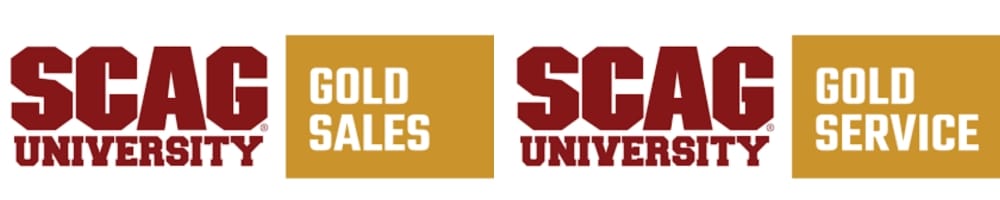 SCAG Gold Sales Service Dealer Banner