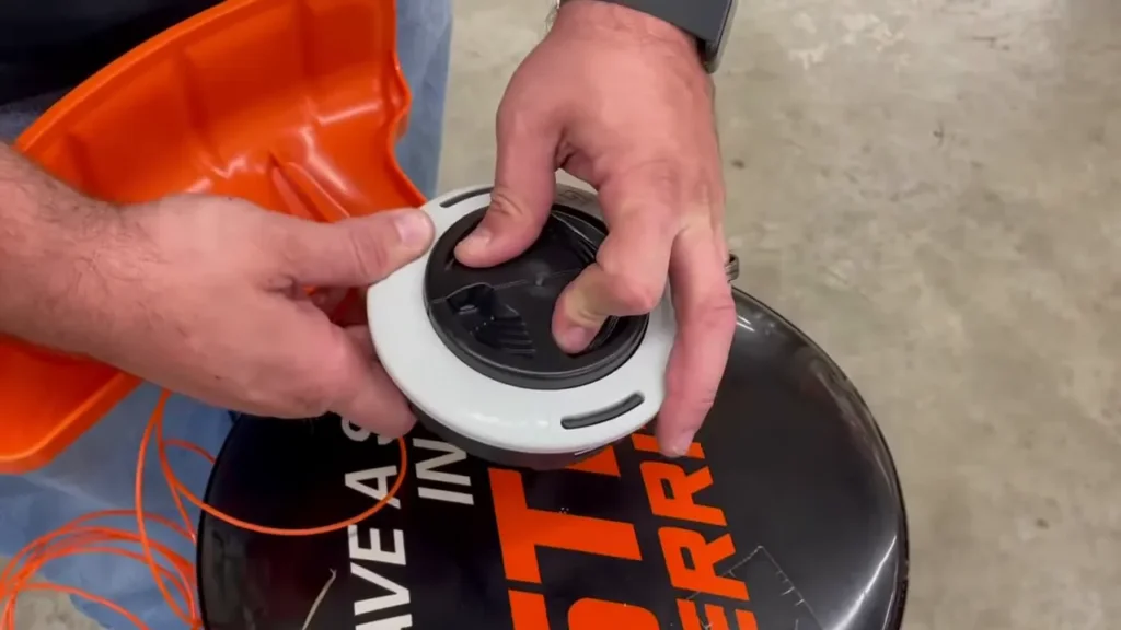 Stihl Trimmer Easy Load Head Twist to Wind