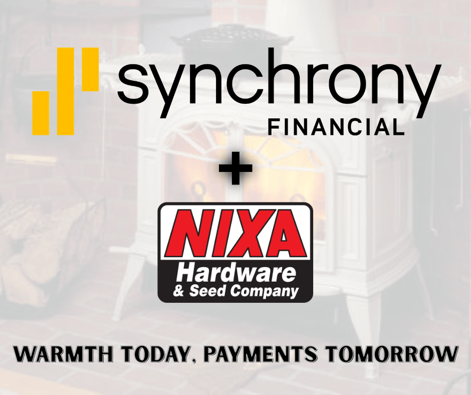 Finance Your Pellet Stove from Nixa Hardware with Synchrony